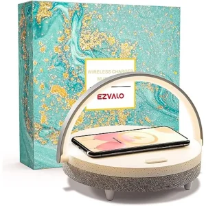 4-in-1 Bedside Lamp with Bluetooth Speaker