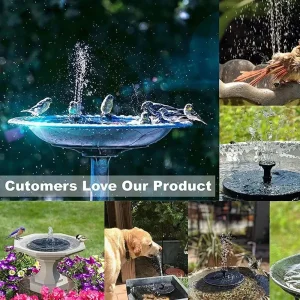 Solar Powered Water Fountain
