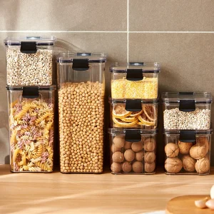 Sealed Jars Grain Storage Organizer